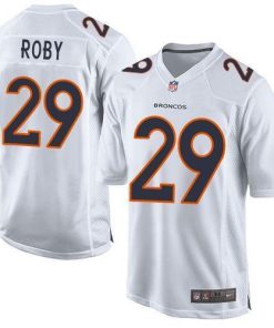 Nike Denver Broncos #29 Bradley Roby White Stitched NFL Game Event Jersey
