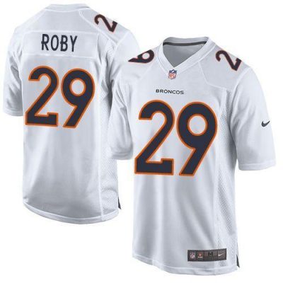 Nike Denver Broncos #29 Bradley Roby White Stitched NFL Game Event Jersey