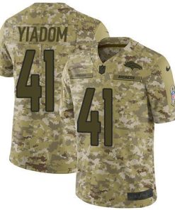 Nike Denver Broncos #41 Isaac Yiadom Camo Stitched NFL Limited 2018 Salute To Service Jersey