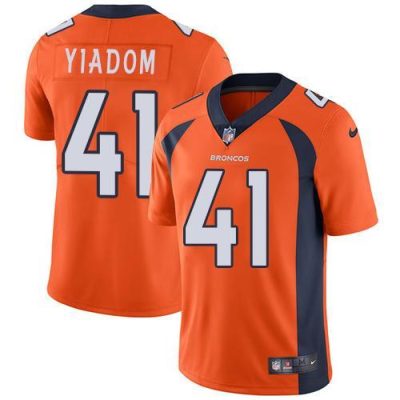 Nike Denver Broncos #41 Isaac Yiadom Orange Team Color Stitched NFL Vapor Untouchable Limited Jersey