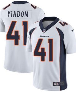 Nike Denver Broncos #41 Isaac Yiadom White Stitched NFL Vapor Untouchable Limited Jersey