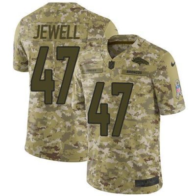 Nike Denver Broncos #47 Josey Jewell Camo Stitched NFL Limited 2018 Salute To Service Jersey