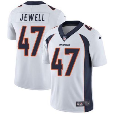 Nike Denver Broncos #47 Josey Jewell White Stitched NFL Vapor Untouchable Limited Jersey