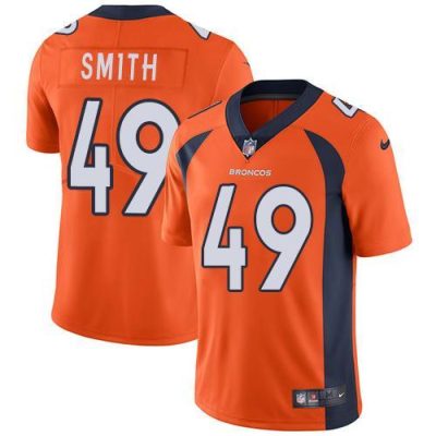 Nike Denver Broncos #49 Dennis Smith Orange Team Color Stitched NFL Vapor Untouchable Limited Jersey