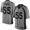 Nike Denver Broncos #55 Bradley Chubb Gray Stitched NFL Limited Gridiron Gray Jersey