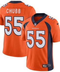 Nike Denver Broncos #55 Bradley Chubb Orange Team Color Stitched NFL Vapor Untouchable Limited Jersey