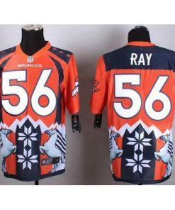 Nike Denver Broncos #56 Shane Ray Orange Stitched NFL Elite Noble Fashion Jersey