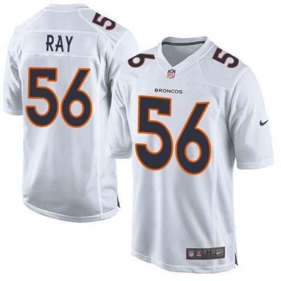 Nike Denver Broncos #56 Shane Ray White Stitched NFL Game Event Jersey