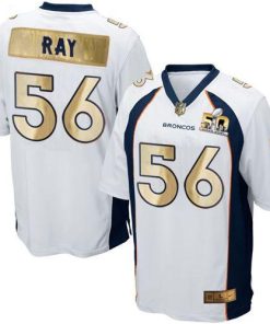 Nike Denver Broncos #56 Shane Ray White Stitched NFL Game Super Bowl 50 Collection Jersey