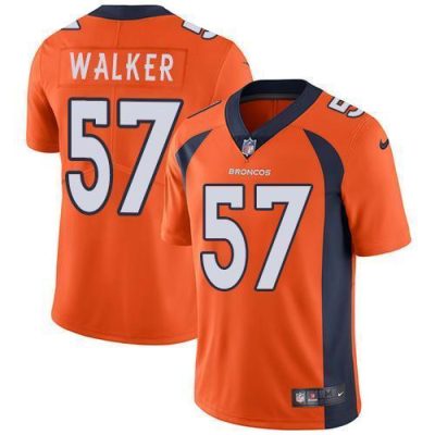 Nike Denver Broncos #57 Demarcus Walker Orange Team Color Stitched NFL Vapor Untouchable Limited Jersey