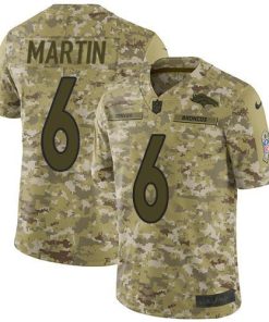 Nike Denver Broncos #6 Sam Martin Camo Stitched NFL Limited 2018 Salute To Service Jersey