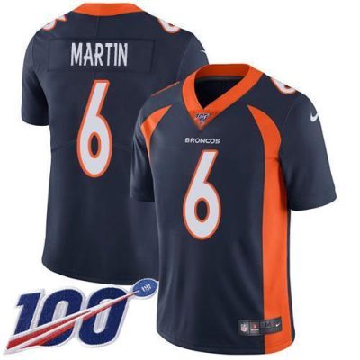 Nike Denver Broncos #6 Sam Martin Navy Blue Alternate Stitched NFL 100th Season Vapor Untouchable Limited Jersey