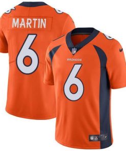 Nike Denver Broncos #6 Sam Martin Orange Team Color Stitched NFL Vapor Untouchable Limited Jersey