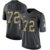 Nike Denver Broncos #72 Garett Bolles Black Stitched NFL Limited 2016 Salute to Service Jersey
