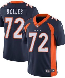 Nike Denver Broncos #72 Garett Bolles Navy Blue Alternate Stitched NFL Vapor Untouchable Limited Jersey