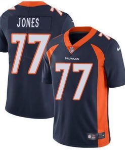 Nike Denver Broncos #77 Sam Jones Navy Blue Alternate Stitched NFL Vapor Untouchable Limited Jersey