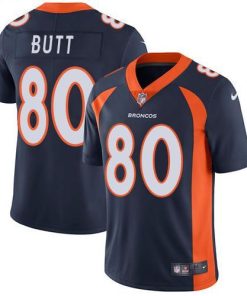 Nike Denver Broncos #80 Jake Butt Navy Blue Alternate Stitched NFL Vapor Untouchable Limited Jersey