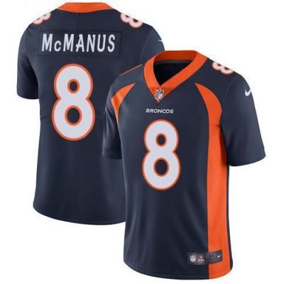 Nike Denver Broncos #8 Brandon McManus Navy Blue Alternate Stitched NFL Vapor Untouchable Limited Jersey