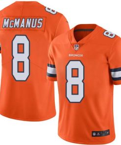 Nike Denver Broncos #8 Brandon McManus Orange Stitched NFL Limited Rush Jersey