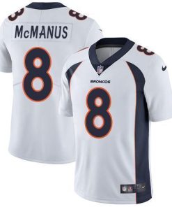 Nike Denver Broncos #8 Brandon McManus White Stitched NFL Vapor Untouchable Limited Jersey