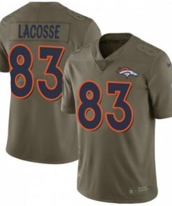 Nike Denver Broncos #83 Matt LaCosse Olive Stitched NFL Limited 2017 Salute To Service Jersey