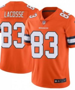 Nike Denver Broncos #83 Matt LaCosse Orange Stitched NFL Limited Rush Jersey