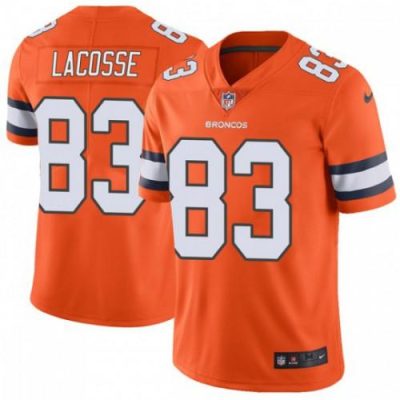 Nike Denver Broncos #83 Matt LaCosse Orange Stitched NFL Limited Rush Jersey