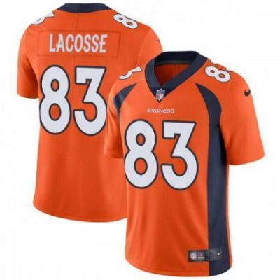Nike Denver Broncos #83 Matt LaCosse Orange Team Color Stitched NFL Vapor Untouchable Limited Jersey