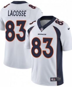 Nike Denver Broncos #83 Matt LaCosse White Stitched NFL Vapor Untouchable Limited Jersey