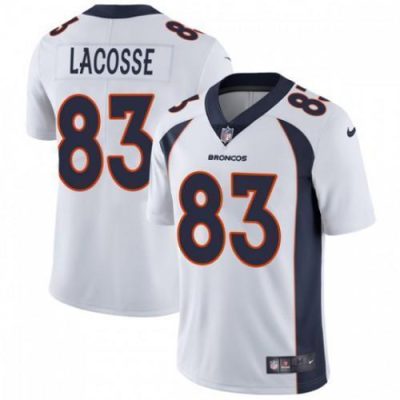 Nike Denver Broncos #83 Matt LaCosse White Stitched NFL Vapor Untouchable Limited Jersey