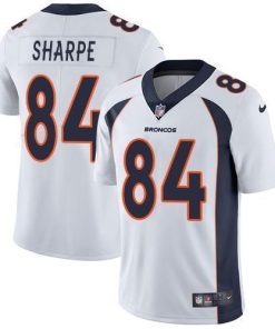 Nike Denver Broncos #84 Shannon Sharpe White Stitched NFL Vapor Untouchable Limited Jersey