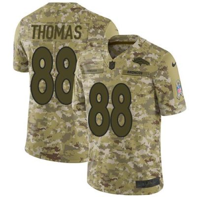 Nike Denver Broncos #88 Demaryius Thomas Camo Stitched NFL Limited 2018 Salute To Service Jersey