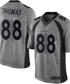 Nike Denver Broncos #88 Demaryius Thomas Gray Stitched NFL Limited Gridiron Gray Jersey