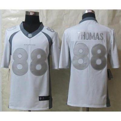 Nike Denver Broncos #88 Demaryius Thomas White Stitched NFL Limited Platinum Jersey