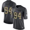 Nike Denver Broncos #94 DeMarcus Ware Black Stitched NFL Limited 2016 Salute to Service Jersey