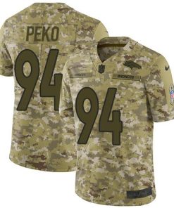 Nike Denver Broncos #94 Domata Peko Camo Stitched NFL Limited 2018 Salute To Service Jersey