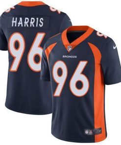 Nike Denver Broncos #96 Shelby Harris Navy Blue Alternate Stitched NFL Vapor Untouchable Limited Jersey