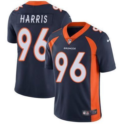 Nike Denver Broncos #96 Shelby Harris Navy Blue Alternate Stitched NFL Vapor Untouchable Limited Jersey