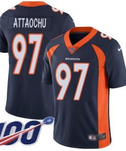 Nike Denver Broncos #97 Jeremiah Attaochu Navy Blue Alternate Stitched NFL 100th Season Vapor Untouchable Limited Jersey