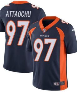 Nike Denver Broncos #97 Jeremiah Attaochu Navy Blue Alternate Stitched NFL Vapor Untouchable Limited Jersey