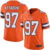 Nike Denver Broncos #97 Jeremiah Attaochu Orange Stitched NFL Limited Rush Jersey