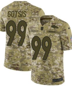 Nike Denver Broncos #99 Adam Gotsis Camo Stitched NFL Limited 2018 Salute To Service Jersey