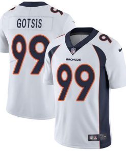 Nike Denver Broncos #99 Adam Gotsis White Stitched NFL Vapor Untouchable Limited Jersey