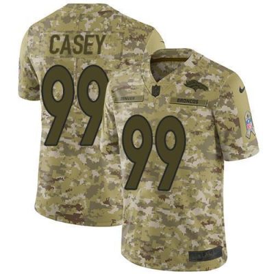 Nike Denver Broncos #99 Jurrell Casey Camo Stitched NFL Limited 2018 Salute To Service Jersey