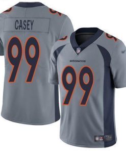 Nike Denver Broncos #99 Jurrell Casey Gray Stitched NFL Limited Inverted Legend Jersey