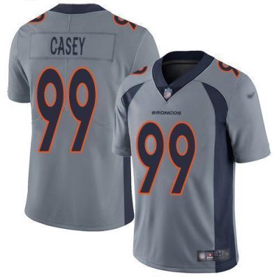 Nike Denver Broncos #99 Jurrell Casey Gray Stitched NFL Limited Inverted Legend Jersey