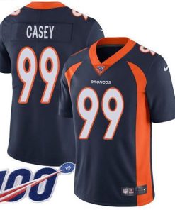 Nike Denver Broncos #99 Jurrell Casey Navy Blue Alternate Stitched NFL 100th Season Vapor Untouchable Limited Jersey