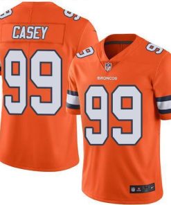 Nike Denver Broncos #99 Jurrell Casey Orange Stitched NFL Limited Rush Jersey