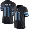 Nike Detroit Lions #11 Marvin Jones Jr Black Stitched NFL Limited Rush Jersey