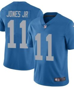 Nike Detroit Lions #11 Marvin Jones Jr Blue Throwback Stitched NFL Vapor Untouchable Limited Jersey